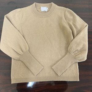 100% Cashmere Tan Sweater